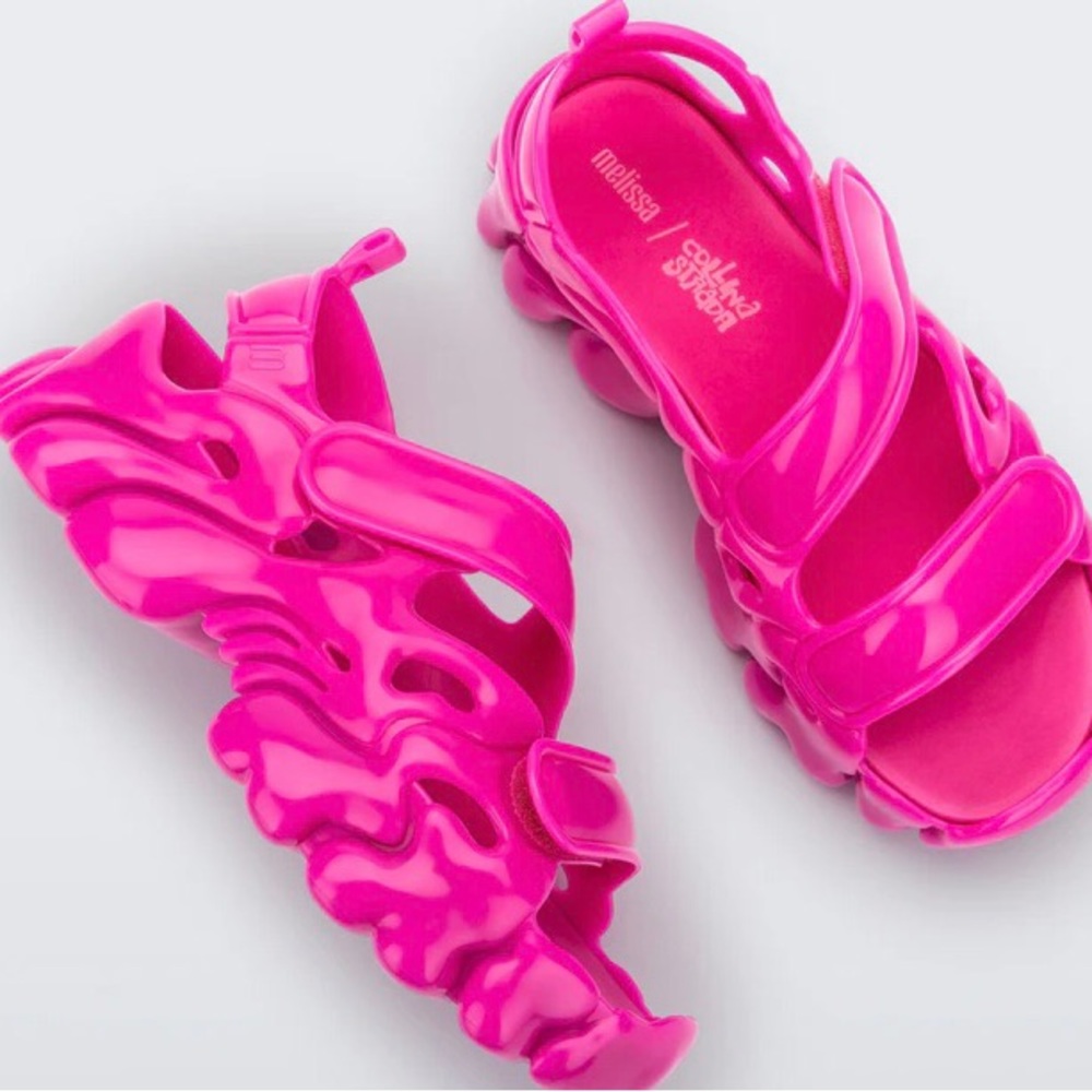 Mellissa X Collina Strada Hot Pink Sandals Size 5